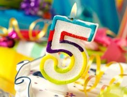 writing forward turns five